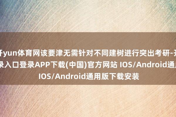 开yun体育网该要津无需针对不同建树进行突出考研-开云kaiyun登录入口登录APP下载(中国)官方网站 IOS/Android通用版下载安装